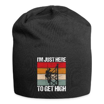 Industrial Climbers Tower Climbers Industrial Climbing - Jersey Beanie - black - Front