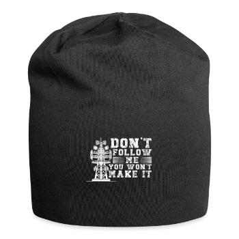 Industrial Climbers Tower Climbers Industrial Climbing - Jersey Beanie - black - Front