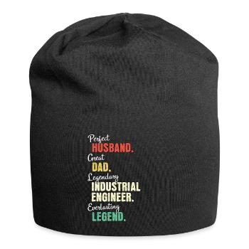 iIndustrial Engineer Dad - Jersey Beanie - black - Front