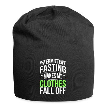 Intermittent fasting Intermittent fasting - Jersey Beanie - black - Front