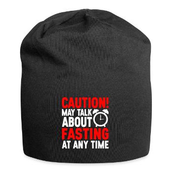 Intermittent fasting Intermittent fasting - Jersey Beanie - black - Front