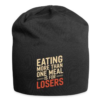 Intermittent fasting Intermittent fasting - Jersey Beanie - black - Front