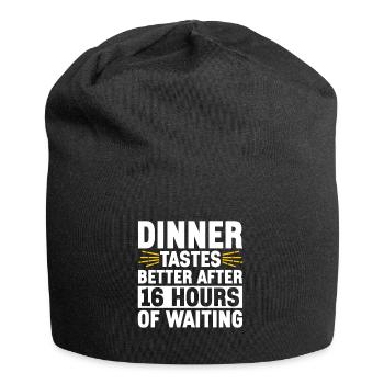 Intermittent fasting Intermittent fasting - Jersey Beanie - black - Front