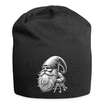 Schlüsselbund - Jersey-Beanie - Schwarz - Vorne