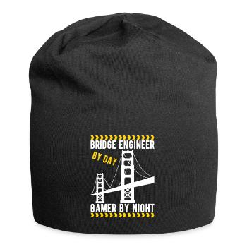 Ingénieur des ponts Construction de ponts - Bonnet en jersey - noir - Devant