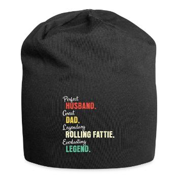 Rolling Fattie Papa Papa - Jersey-Beanie - Schwarz - Vorne