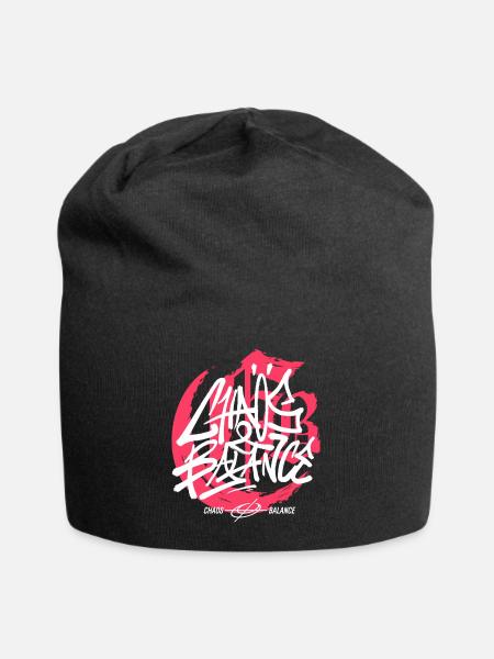 Streetwear Urban Graffiti - Jersey-Beanie - Schwarz