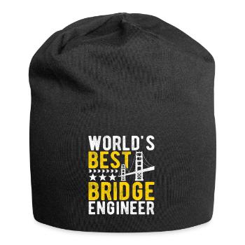 Ingénieur des ponts Construction de ponts - Bonnet en jersey - noir - Devant