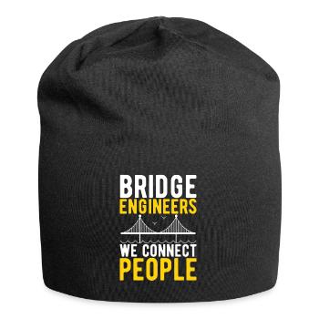 Ingénieur des ponts Construction de ponts - Bonnet en jersey - noir - Devant