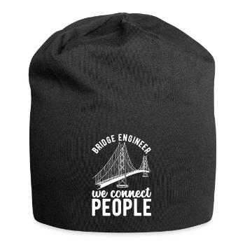 Bridge Engineer Bridge Construction - Jersey Beanie - black - Front