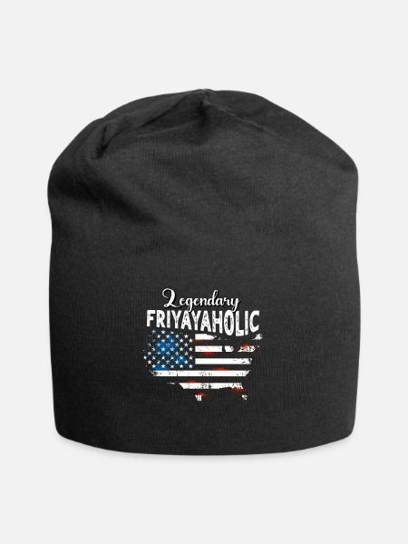 Friyayaholic US - Jersey-Beanie - Schwarz