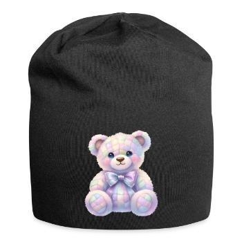Coquette Ours Pailleté 🧸 - Bonnet en jersey - noir - Devant