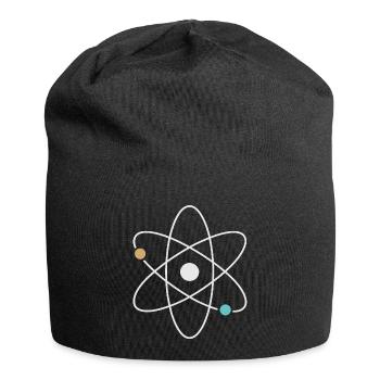 Géométrie de l’atome – L’esthétique de la physique atomique - Bonnet en jersey - noir - Devant