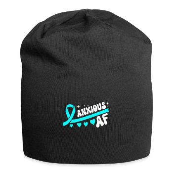 Trouble anxieux Trouble anxieux - Bonnet en jersey - noir - Devant
