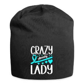 Trouble anxieux Trouble anxieux - Bonnet en jersey - noir - Devant
