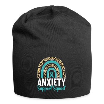 Trouble anxieux Trouble anxieux - Bonnet en jersey - noir - Devant