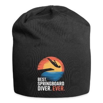Diving diving board - Jersey Beanie - black - Front