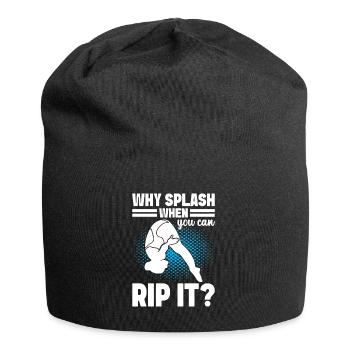 Diving diving board - Jersey Beanie - black - Front