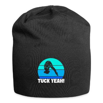 Diving diving board - Jersey Beanie - black - Front