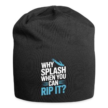 Diving diving board - Jersey Beanie - black - Front