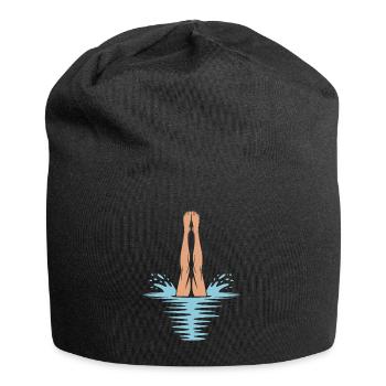 Diving diving board - Jersey Beanie - black - Front
