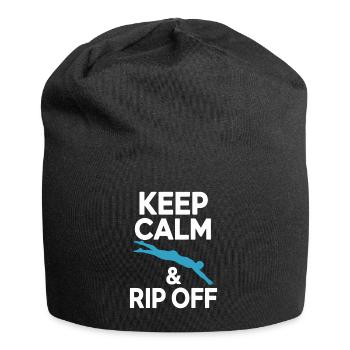 Diving diving board - Jersey Beanie - black - Front