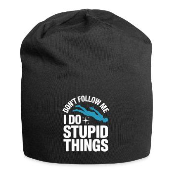 Diving diving board - Jersey Beanie - black - Front