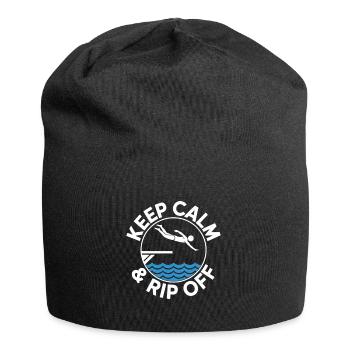 Diving diving board - Jersey Beanie - black - Front