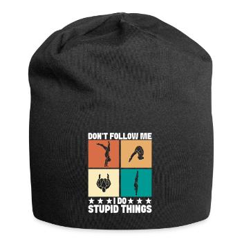 Diving diving board - Jersey Beanie - black - Front