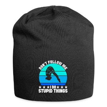 Diving diving board - Jersey Beanie - black - Front