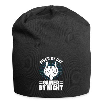 Diving diving board - Jersey Beanie - black - Front