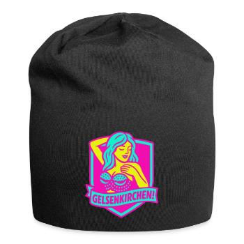 Gelsenkirchen Superstar en rose - Bonnet en jersey - noir - Devant