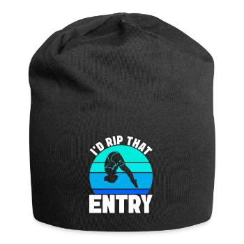Diving diving board - Jersey Beanie - black - Front