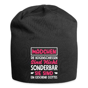 Archery Archer Gift - Jersey Beanie - black - Front