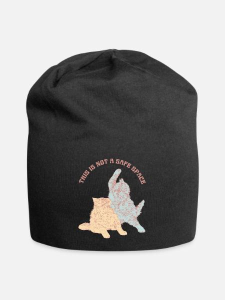 DAS IST KEIN SICHERER ORT - Jersey-Beanie - Schwarz