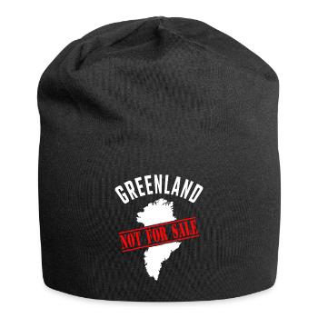 Greenland Not for Sale - Jersey Beanie - black - Front