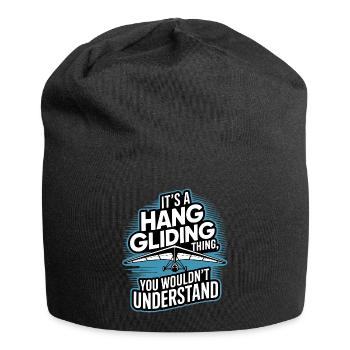Hang gliders hang gliders Air sports enthusiasts - Jersey Beanie - black - Front