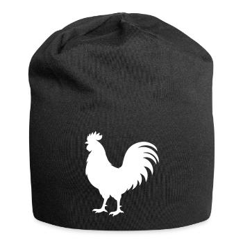 Hahn Silhouette - Jersey-Beanie - Schwarz - Vorne