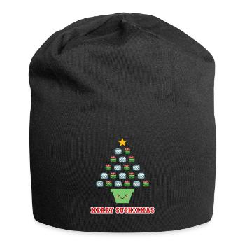 Cute Sushi Love Xmas Kawaii Merry Sushixmas - Jersey Beanie - black - Front