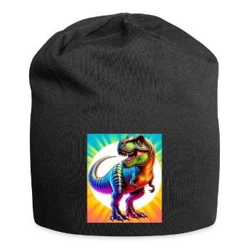 dinosaur - Jersey Beanie - black - Front