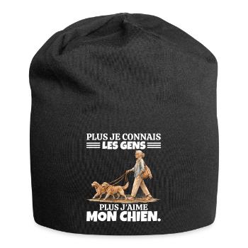 L'Amour de mon Papa : Hommage et Souvenir - Bonnet en jersey - noir - Devant