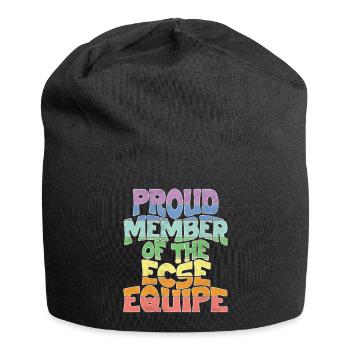 Membre fier de l’ECSE Equipe - Bonnet en jersey - noir - Devant