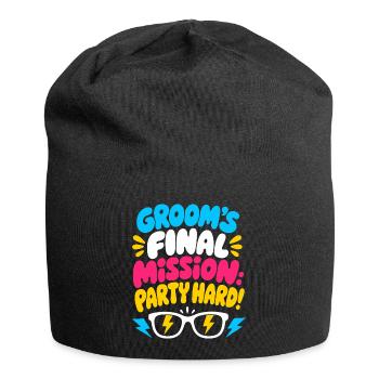 Grooms Final Mission JGA - Jersey-Beanie - Schwarz - Vorne