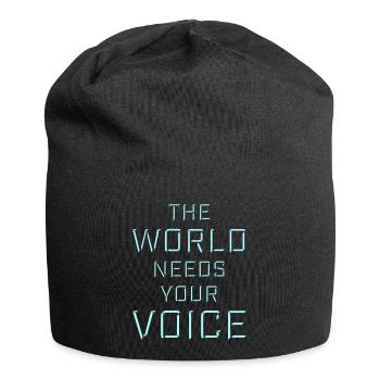 Always Remember Why You Started Motivation Spruch - Jersey-Beanie - Schwarz - Vorne