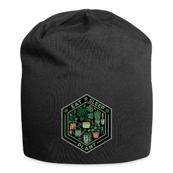 Eat Sleep Plant Garden Delight - Jersey Beanie - black - Front