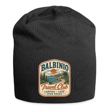 Balbinio Travel Club Vintage Sign - Jersey Beanie - black - Front