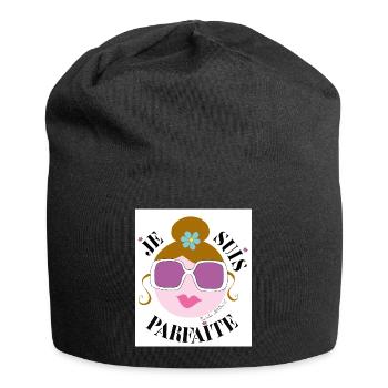 Je Suis Parfaite - Bonnet en jersey - noir - Devant
