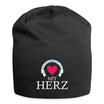 Heilerziehungspflege Heilerziehungspflegerin hep - Jersey-Beanie - Schwarz - Vorne