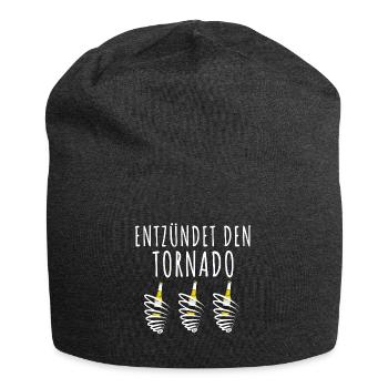 Tornado entzünden Mallorca Bier - Jersey-Beanie - Anthrazit - Vorne