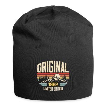 Nostalgic 1962 Birthday Gift 1962 - Jersey Beanie - black - Front